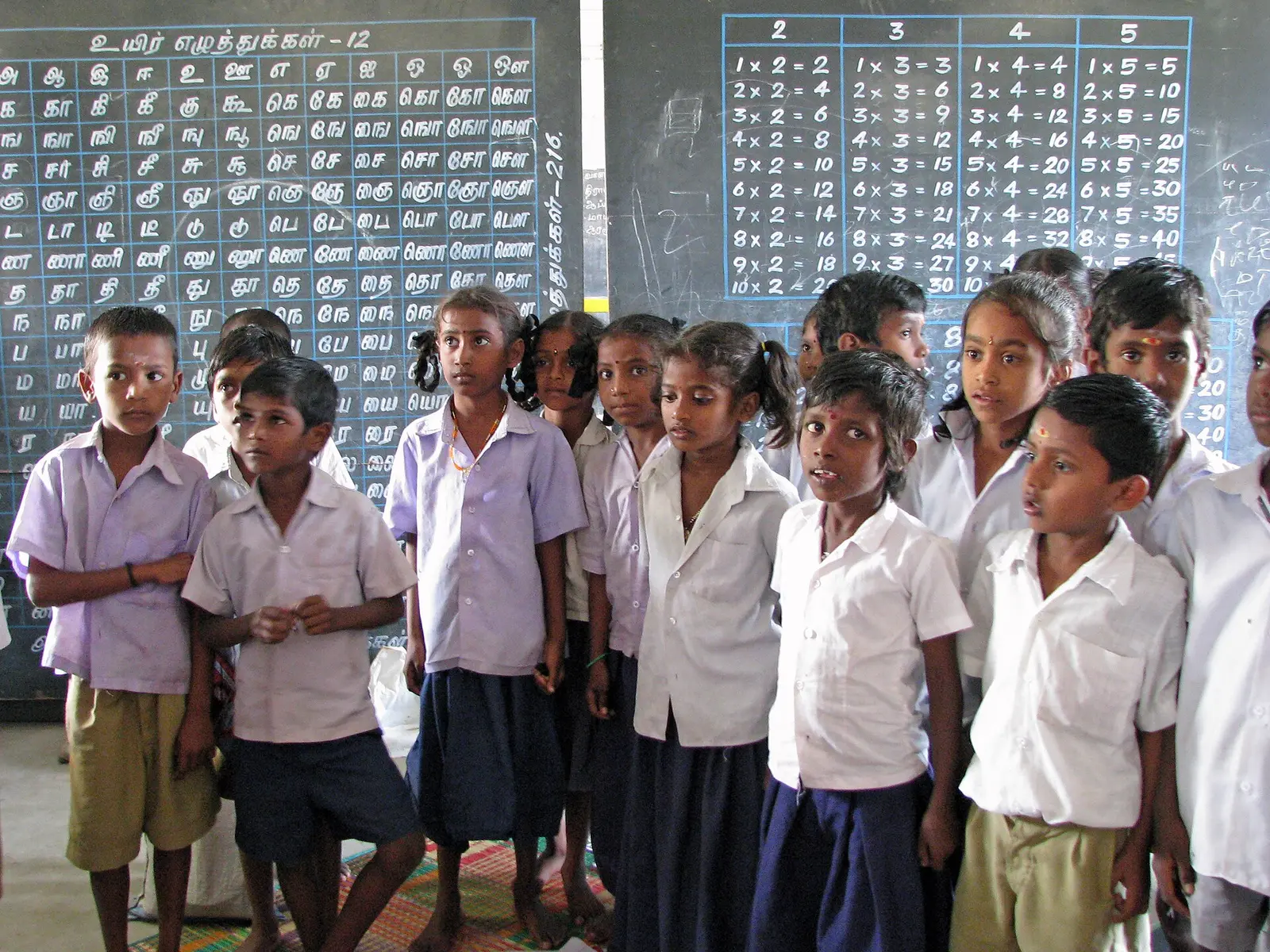 School students in Tamil Nadu